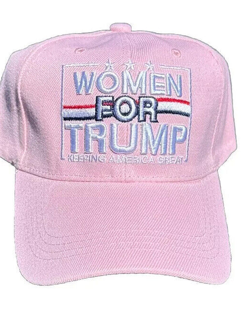 Load image into Gallery viewer, Women for Trump 2024 Cap Hat Keeping America Great Hat MAGA Hat
