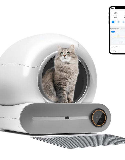 Load image into Gallery viewer, Self-Cleaning Cat Litter Box, Automatic 65L+9L Large Capacity Cleaning Robot, App Control/Odor Removal/Safety Protection Smart Cat Litter Box
