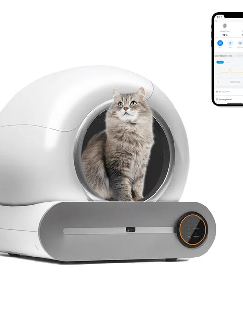 Load image into Gallery viewer, Self-Cleaning Cat Litter Box, Automatic 65L+9L Large Capacity Cleaning Robot, App Control/Odor Removal/Safety Protection Smart Cat Litter Box
