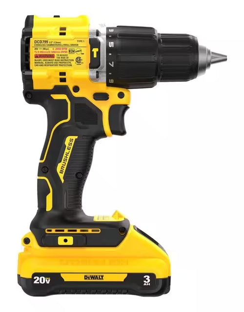 Load image into Gallery viewer, ATOMIC 20-Volt Lithium-Ion Cordless 1/2 In. Compact Hammer Drill with 3.0Ah Battery, Charger and Bag
