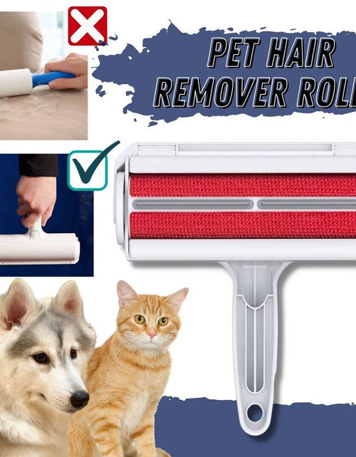 Load image into Gallery viewer, Reusable Pet Hair Lint Remover Dog Cat Hair Roller Cleaning Brush Sofa Clothes
