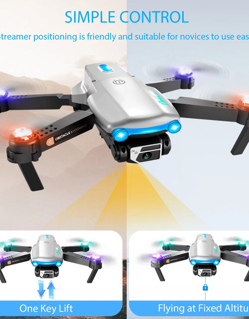 Load image into Gallery viewer, Drones with Camera for Kids Adults 4K HD Mini RC Quadcopter with Led Lights
